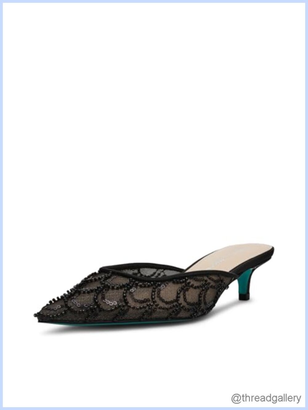 Pointed Toe Kitten Heel Pump - Formal Evening Wedding Shoes